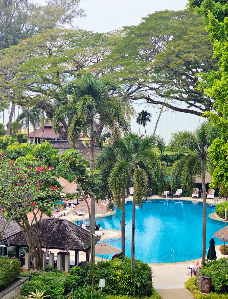 View from Junior Suite terrace, Shangri-La Rasa Sayang