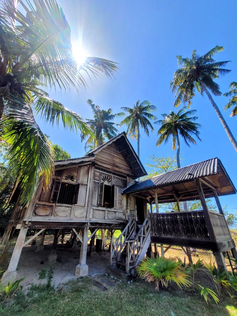 Laguna heritage villa in the morning light Bon Ton Langkawi with 120-year-old traditional Malay architecture