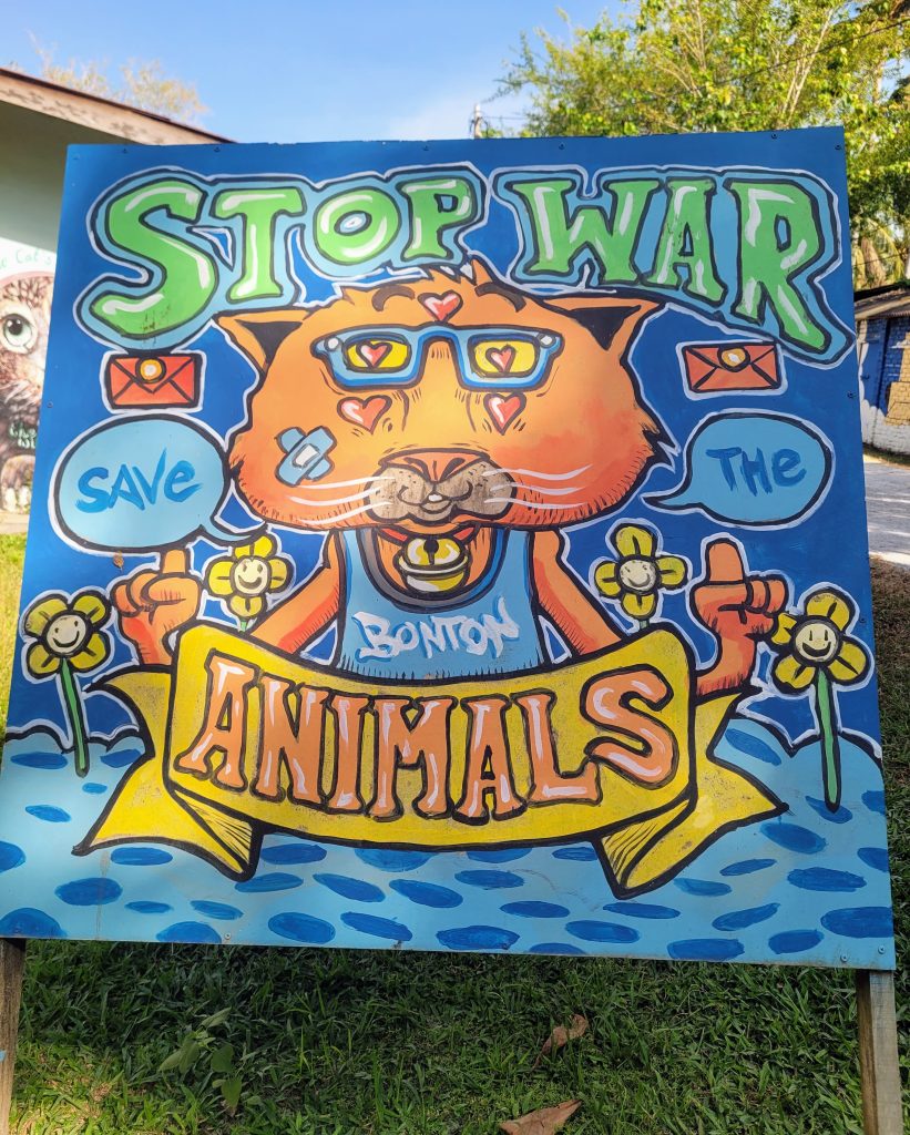 Contemporary art on display at Bon Ton Locale art gallery Langkawi