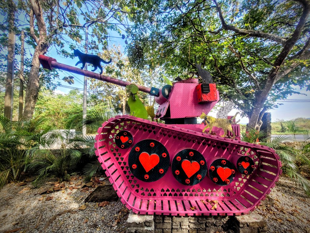 Unique architectural structure at Bon Ton Locale creative village Langkawi