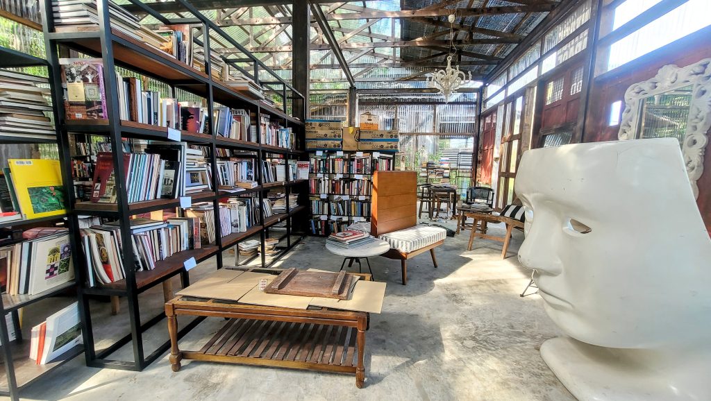 Books in heritage library at Bon Ton Resort Langkawi