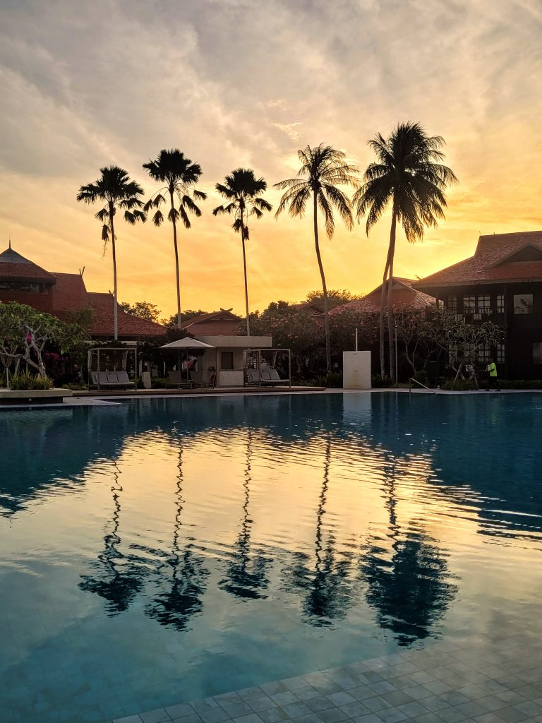 Sunrise at Horizon Pool, Pelangi Beach Resort & Spa Langkawi