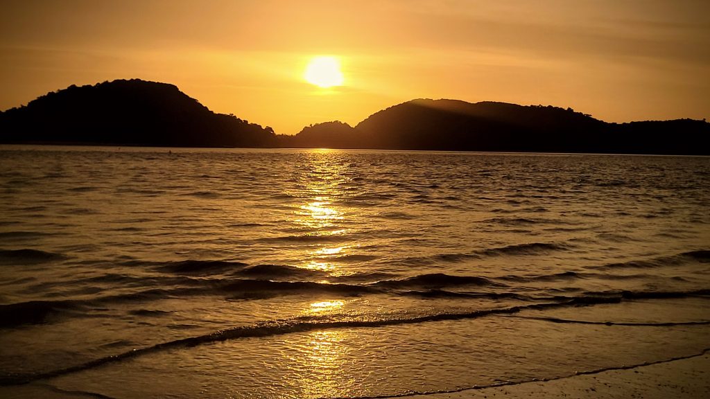 Stunning sunset view at Pelangi Beach Resort & Spa Langkawi