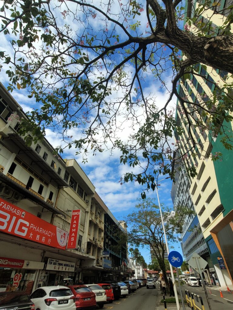 Shophouses along Gaya Street Kota Kinabalu Sabah