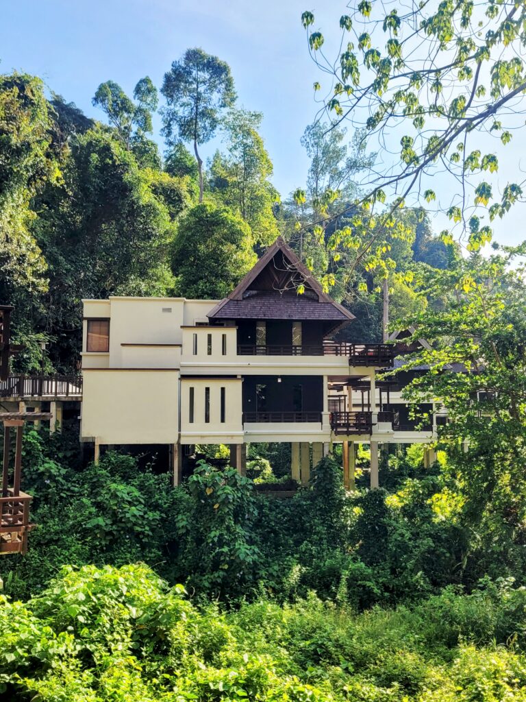 Canopy Villa at Gaya Island Resort surrounded by Sabah rainforest