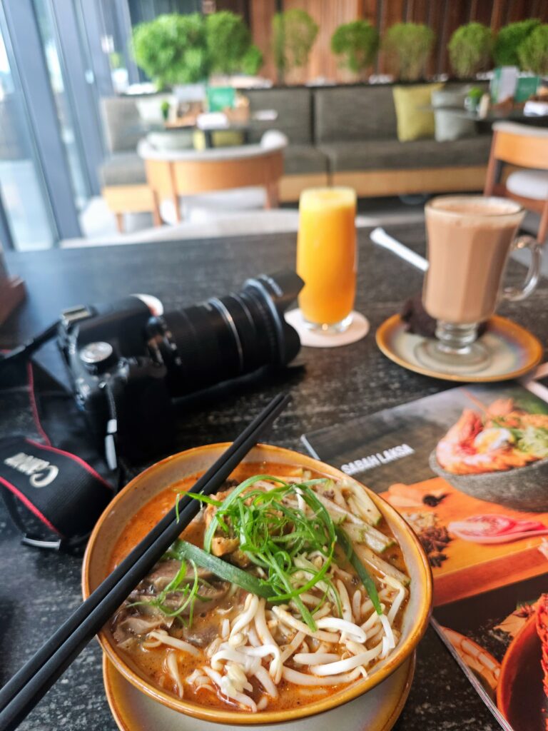 Sabah Laksa at ON22 restaurant Hyatt Centric Kota Kinabalu