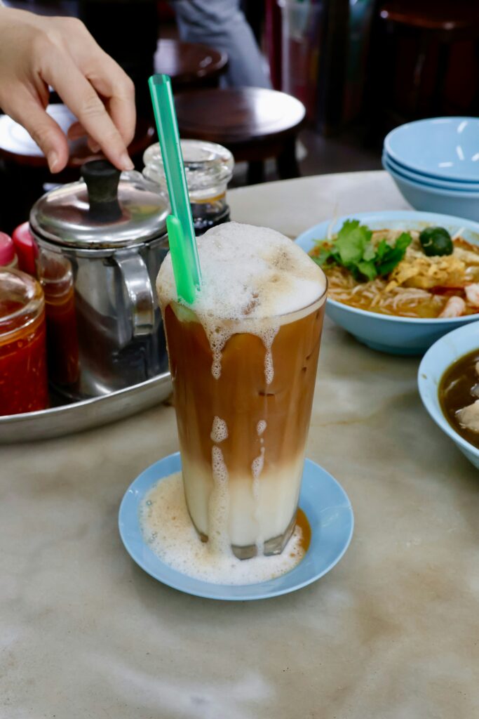 Traditional coffee at kopitiam Kota Kinabalu Sabah