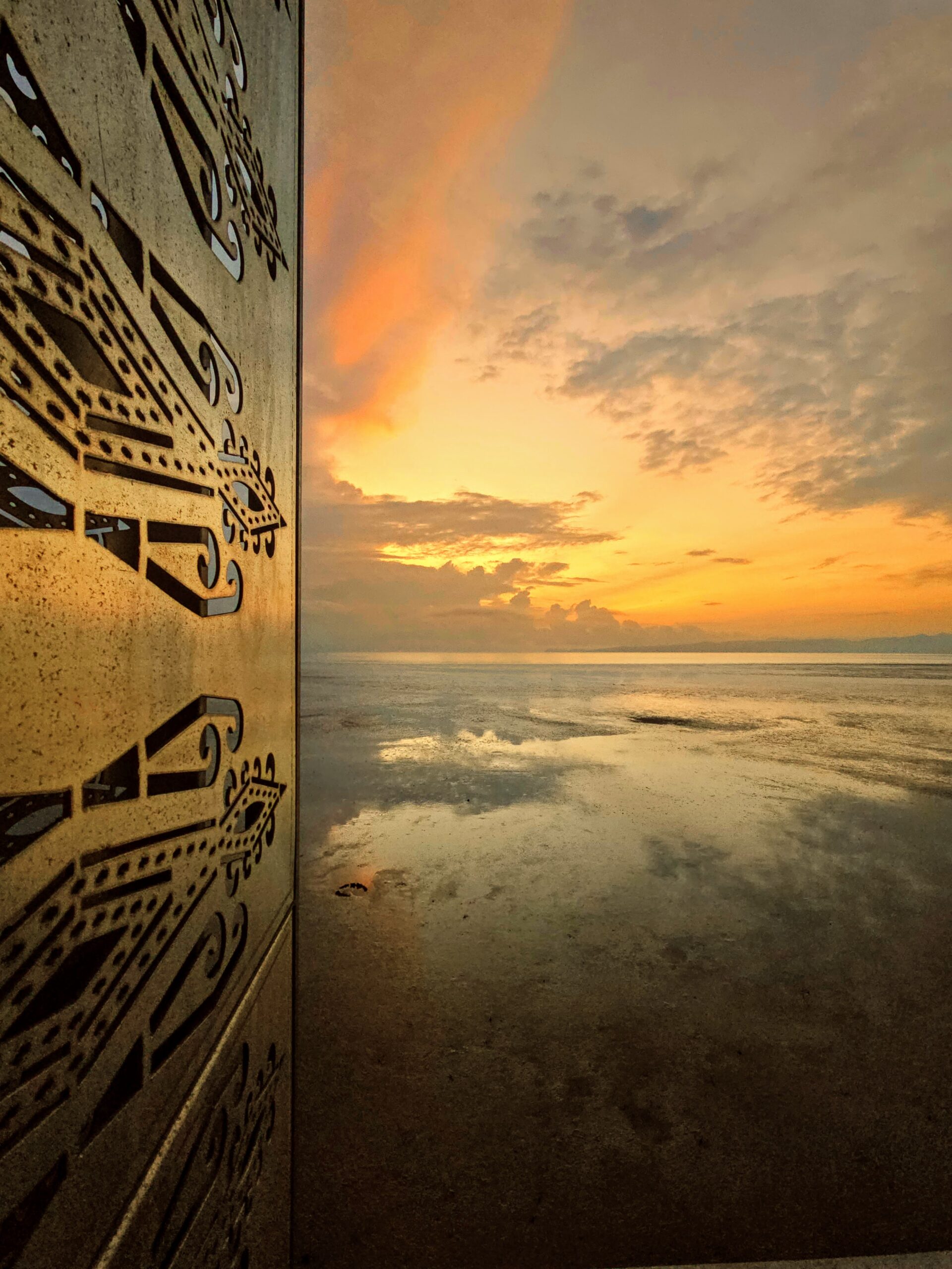 Sunrise at Cove 55 boutique resort in Santubong, Sarawak, Malaysia