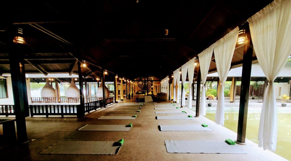 Outdoor yoga at Heavenly Spa, The Westin Langkawi Resort & Spa