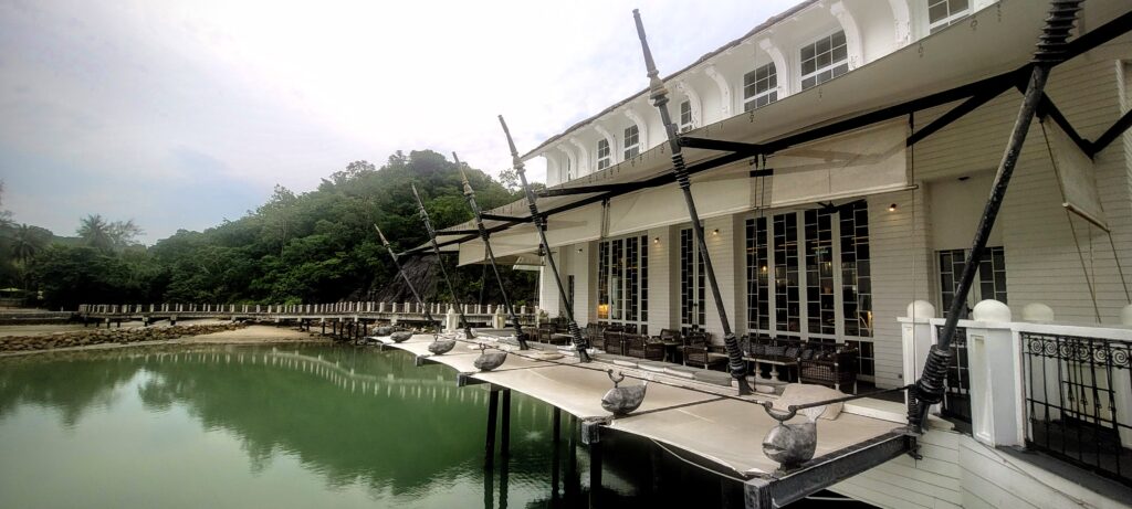 Kayu Puti restaurant with views of the Andaman Sea at The St. Regis Langkawi