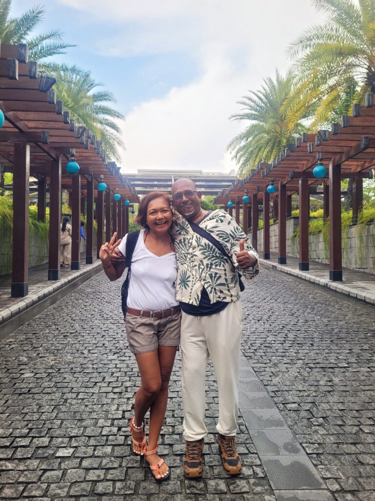 Travel writer Shannim with The St. Regis nature guide